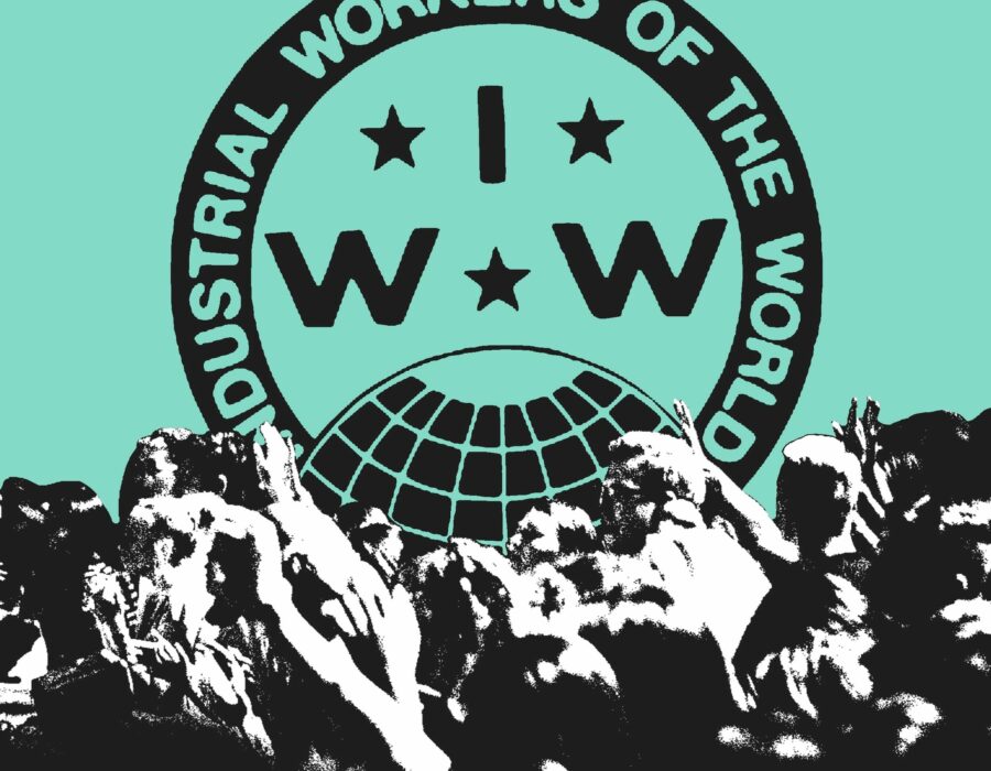 Industrial Workers of the World logo with people