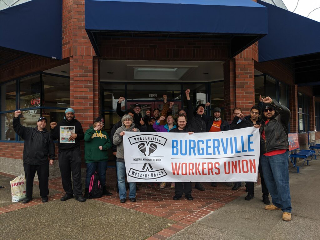 Burgerville Workers Union members