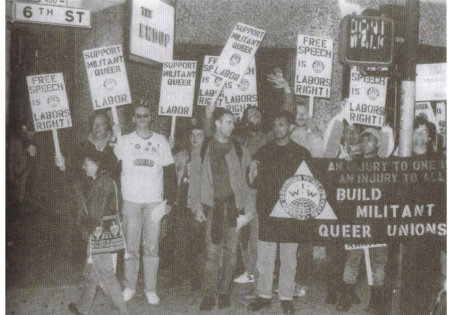 1992 Queer workers at the July 1992 picket of End-Up Bar in San Francisco