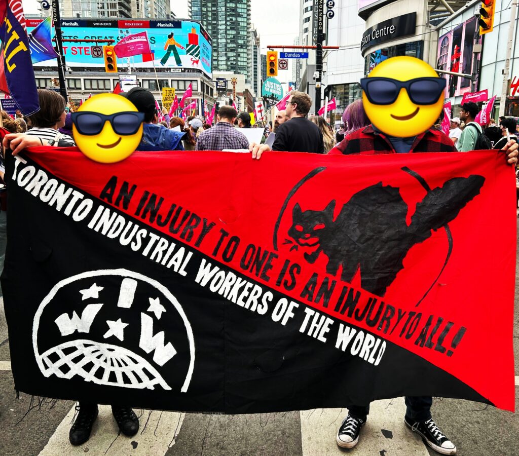 IWW workers strike with CUPE in Toronto.