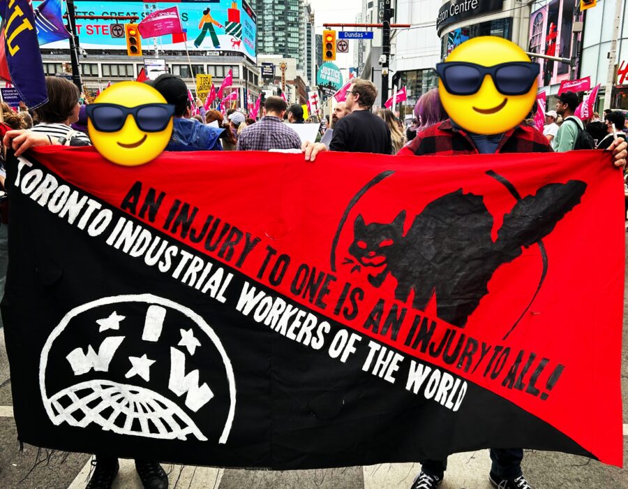 IWW workers strike with CUPE in Toronto.