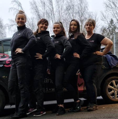 Polish cleaners in the Gothenburg Local of SAC. In the fall of 2021, they won a strike for higher wages for all employees, pay for the time spent driving company vehicles between different client companies and the right to use the vehicles to commute to and from work.