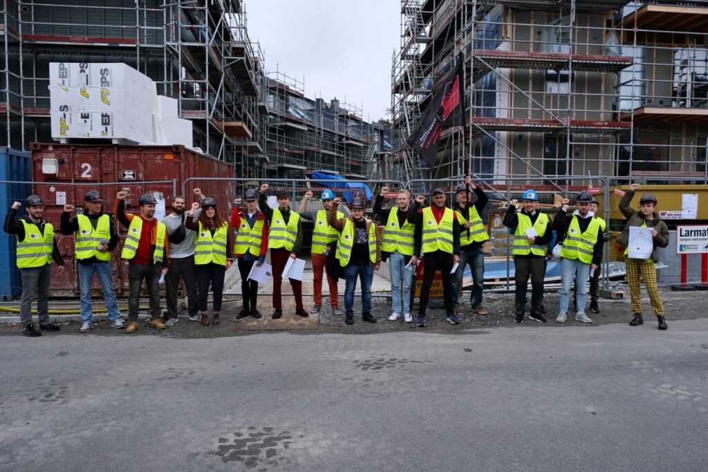 Builders in Solidarity / Photo: Arbetaren